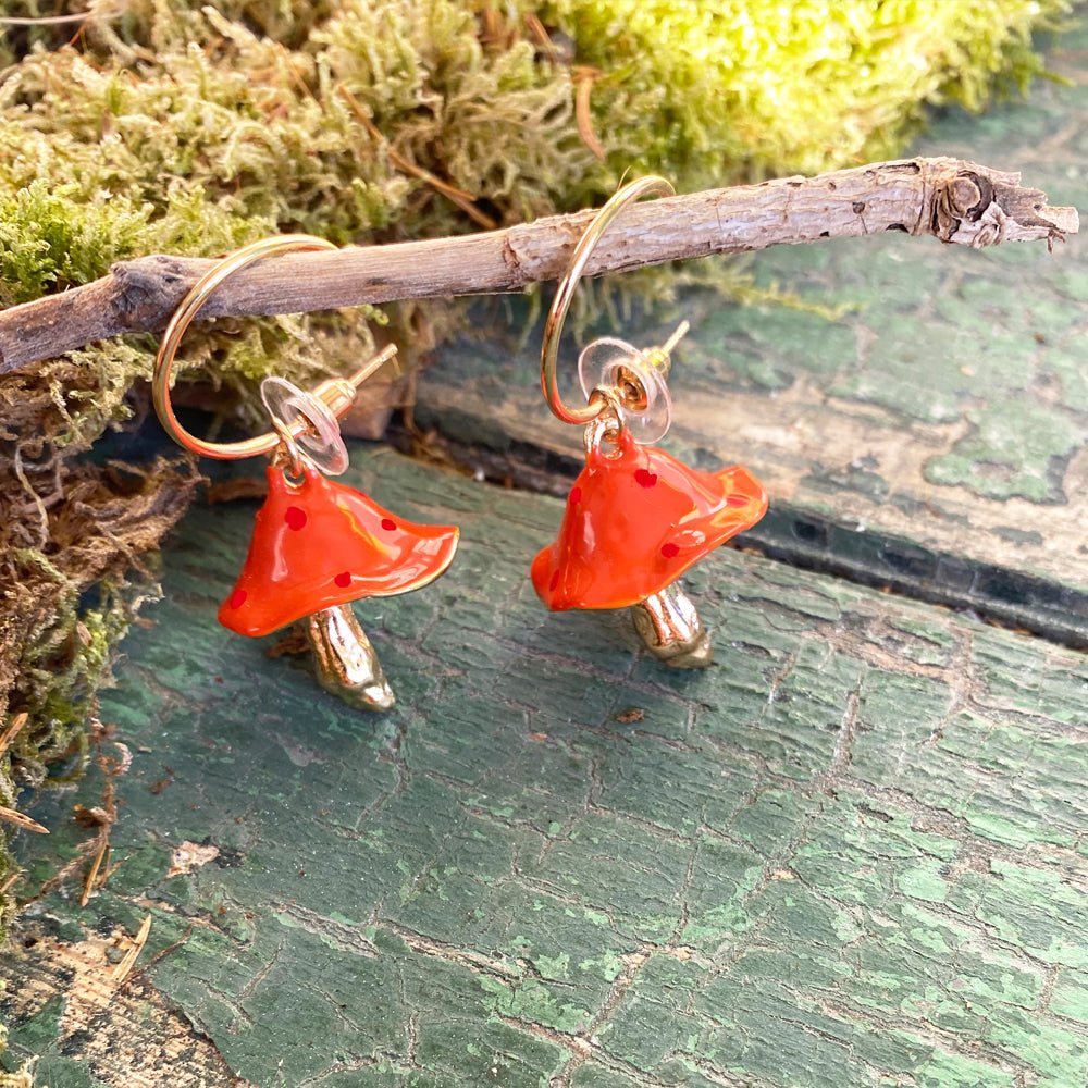 Forage Red Earrings – House of Disaster