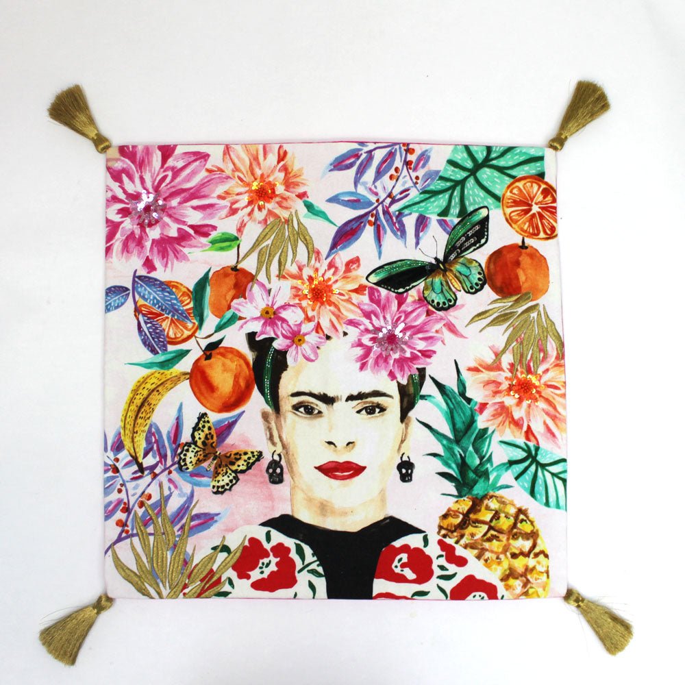 Frida Kahlo Fruit Cushion - House of Disaster