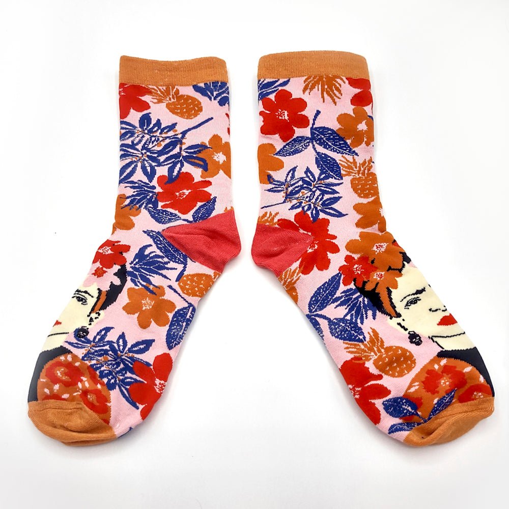 Frida Kahlo Fruit Socks - House of Disaster