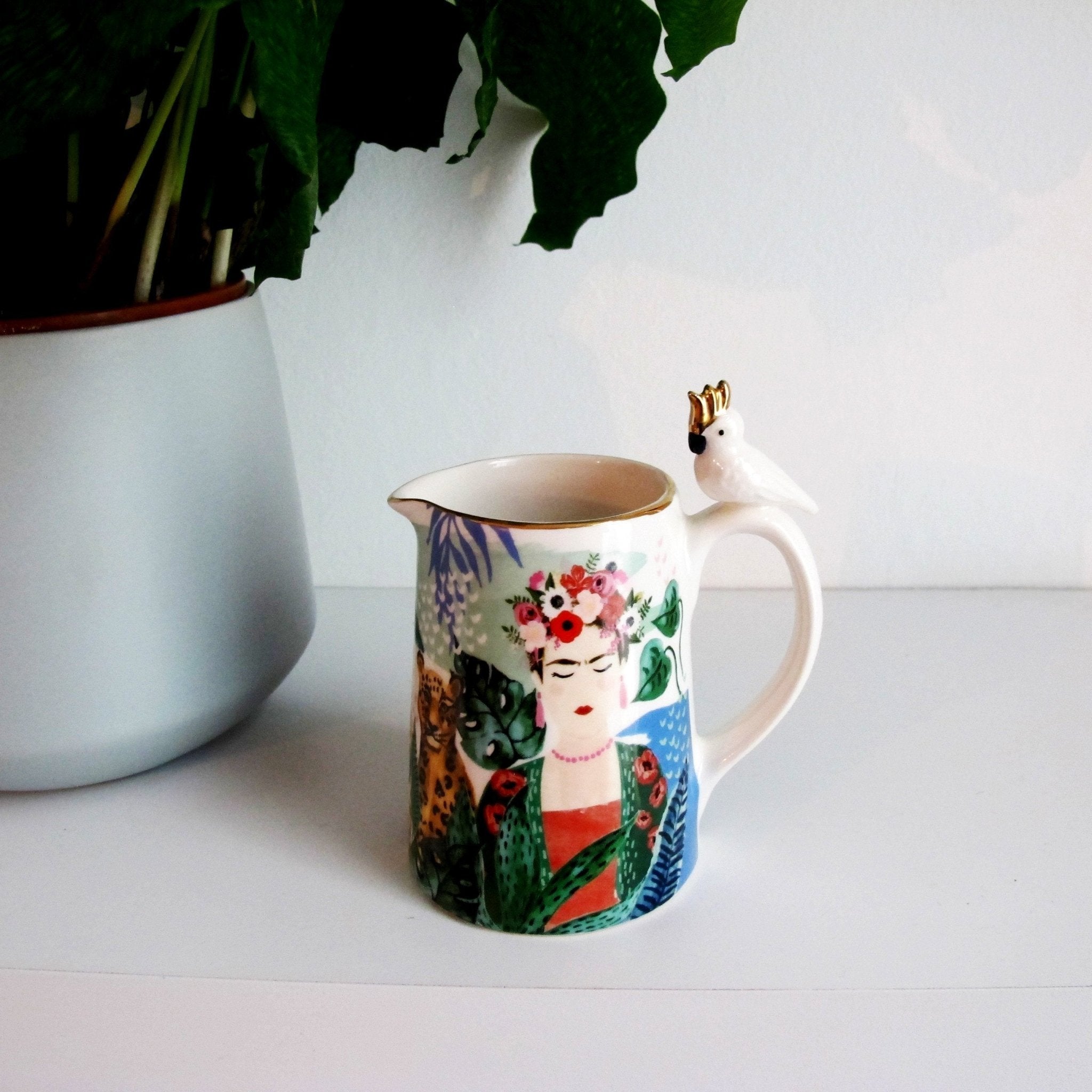 Frida Kahlo Tropical Jug - House of Disaster