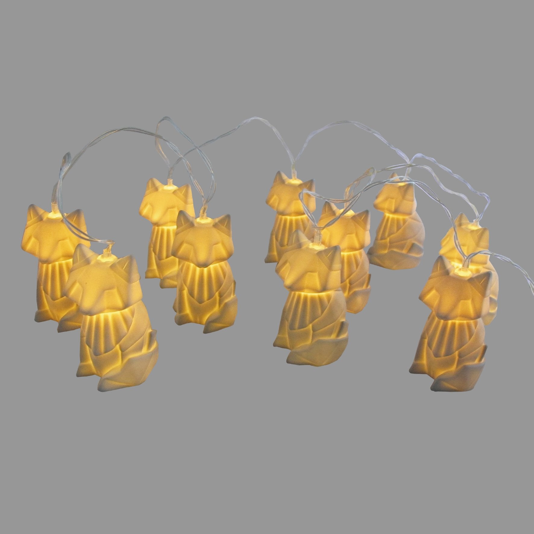 Grey Fox String Lights - House of Disaster