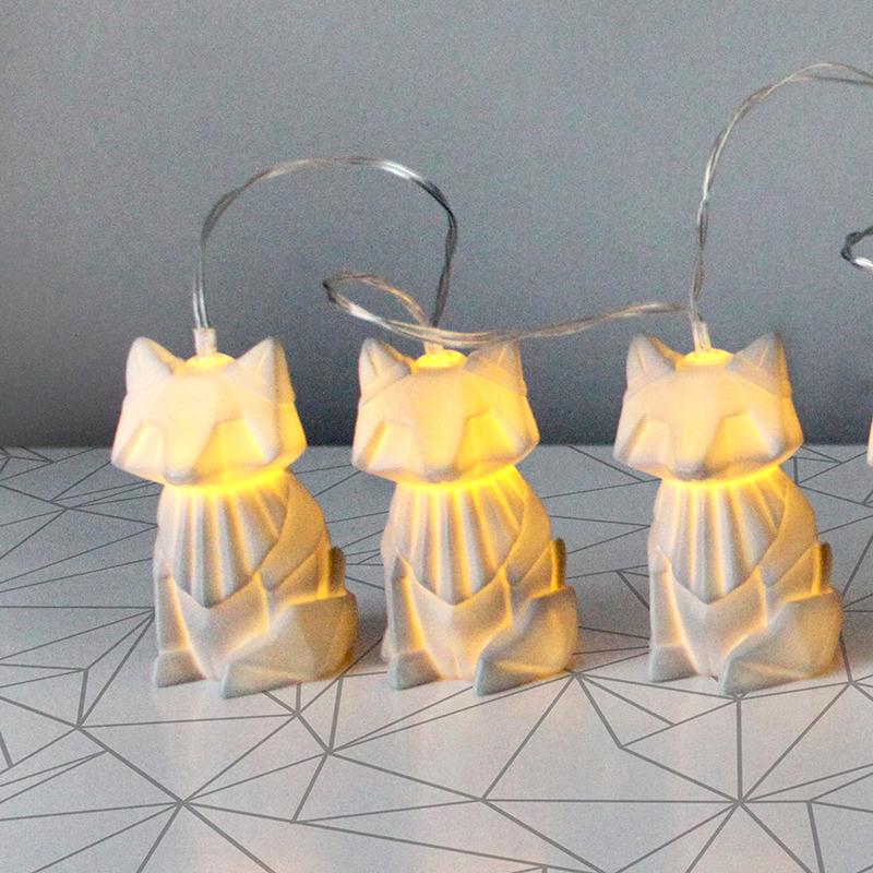 Grey Fox String Lights - House of Disaster