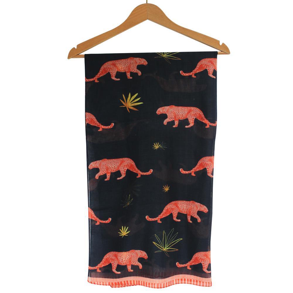Heritage & Harlequin Leopard Scarf - House of Disaster