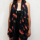 Heritage & Harlequin Leopard Scarf - House of Disaster