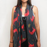 Heritage & Harlequin Zebra Scarf - House of Disaster