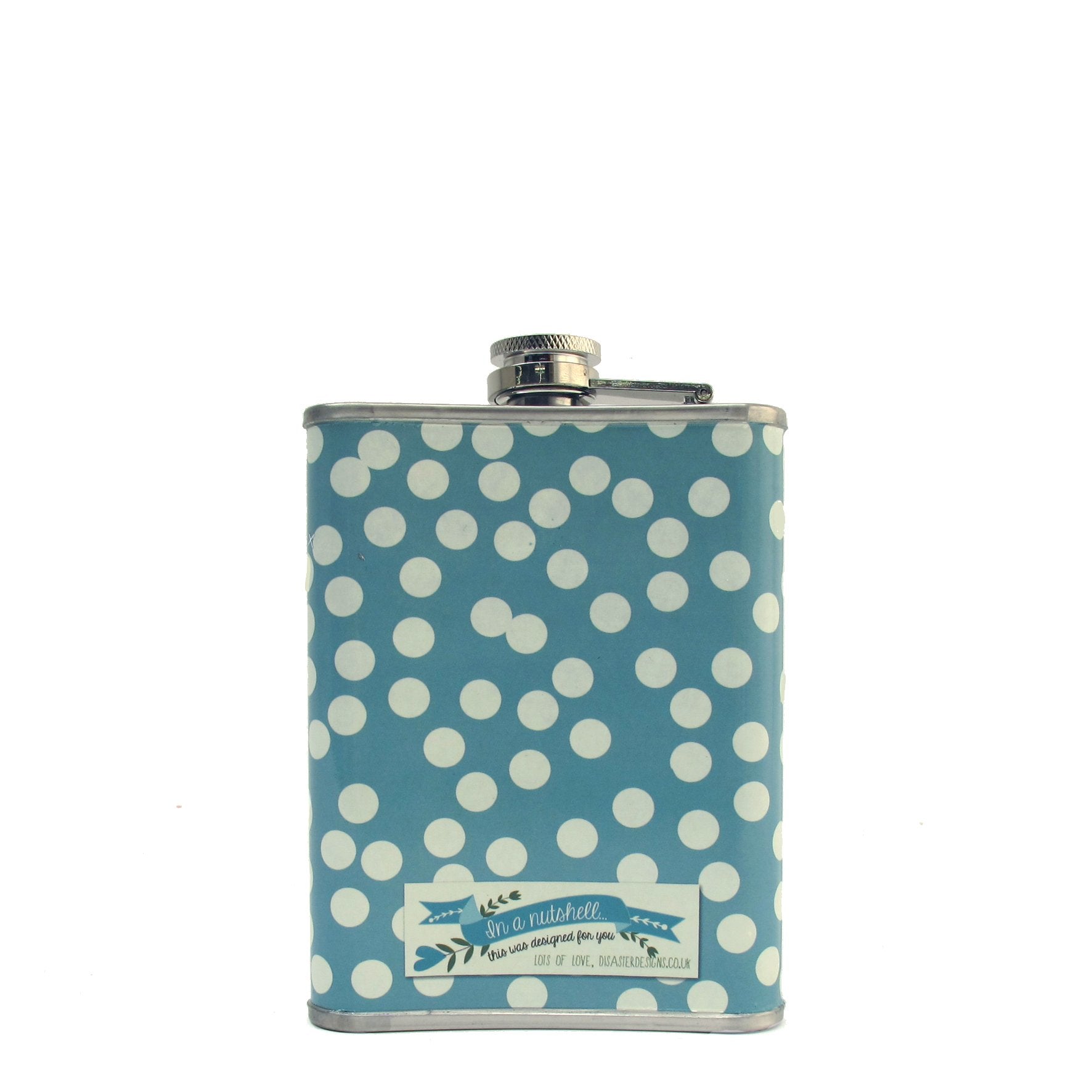 In A Nutshell Hip Flask - House of Disaster