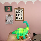 Mini Led Lamp Dinosaur Green