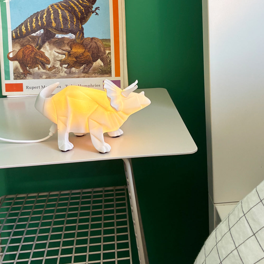 Mini Led Lamp Dinosaur White