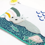 Little Arc Hippo Quilted Pouch - House of Disaster