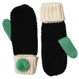 Loop Black Mittens - House of Disaster