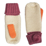 Loop Cream Mittens - House of Disaster