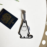 Moomin Angry Luggage Tag