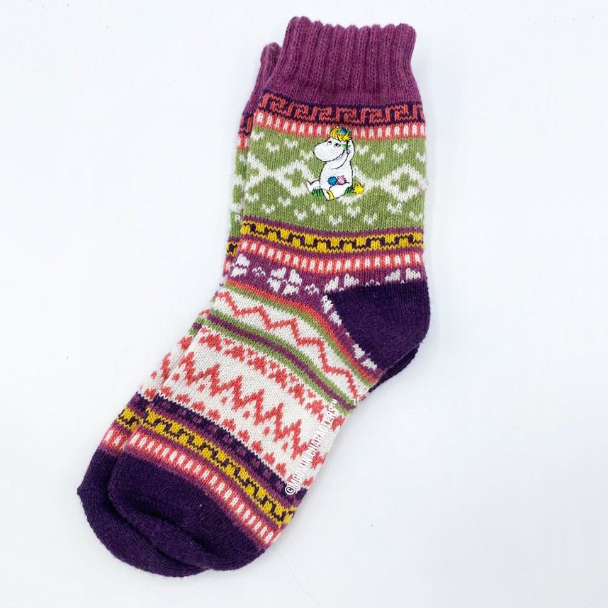 Moomin Fair Isle Snorkmaiden Socks - House of Disaster