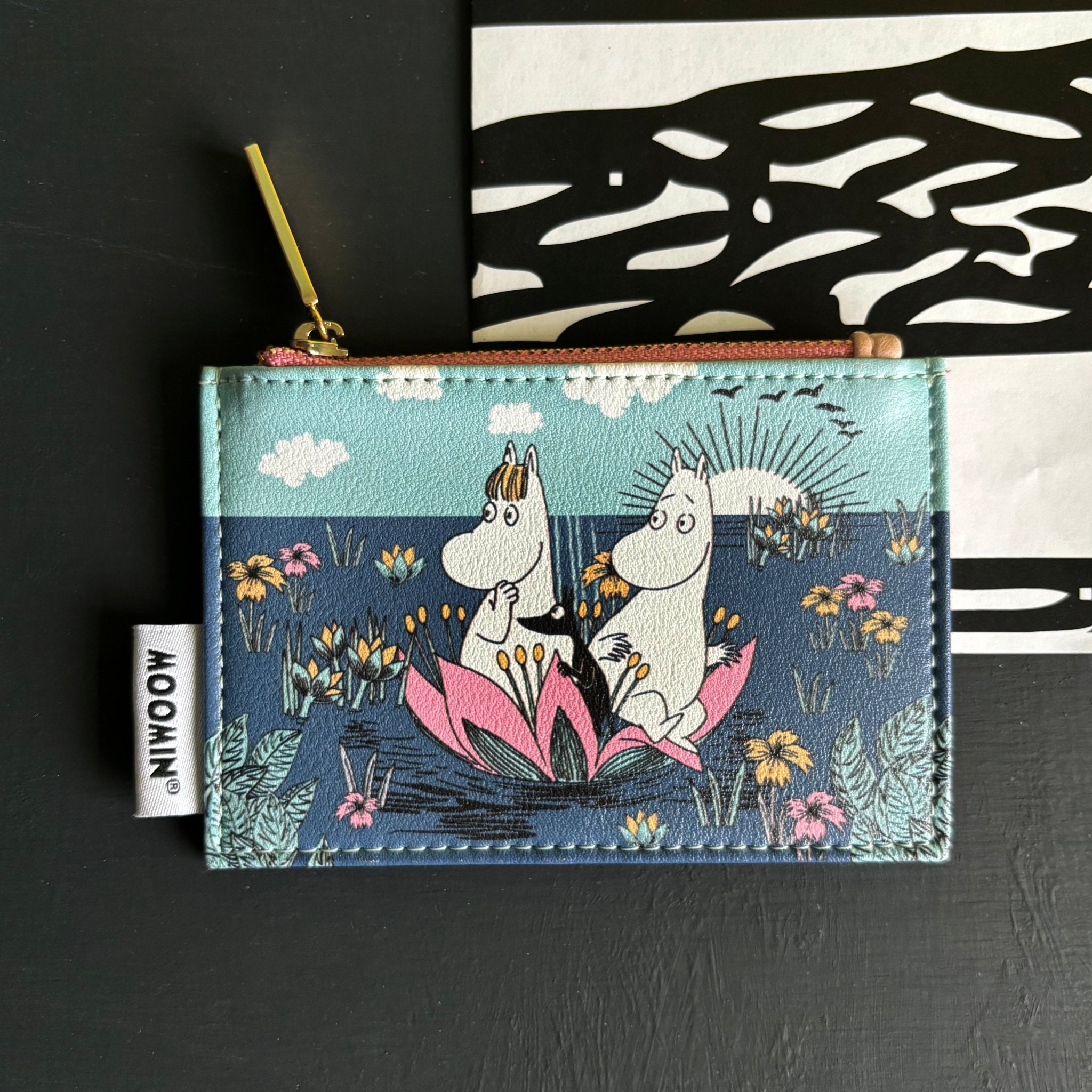disaster designs Moomin Lotus Zip Purse