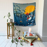 Moomin Picnic Square Scarf - House of Disaster