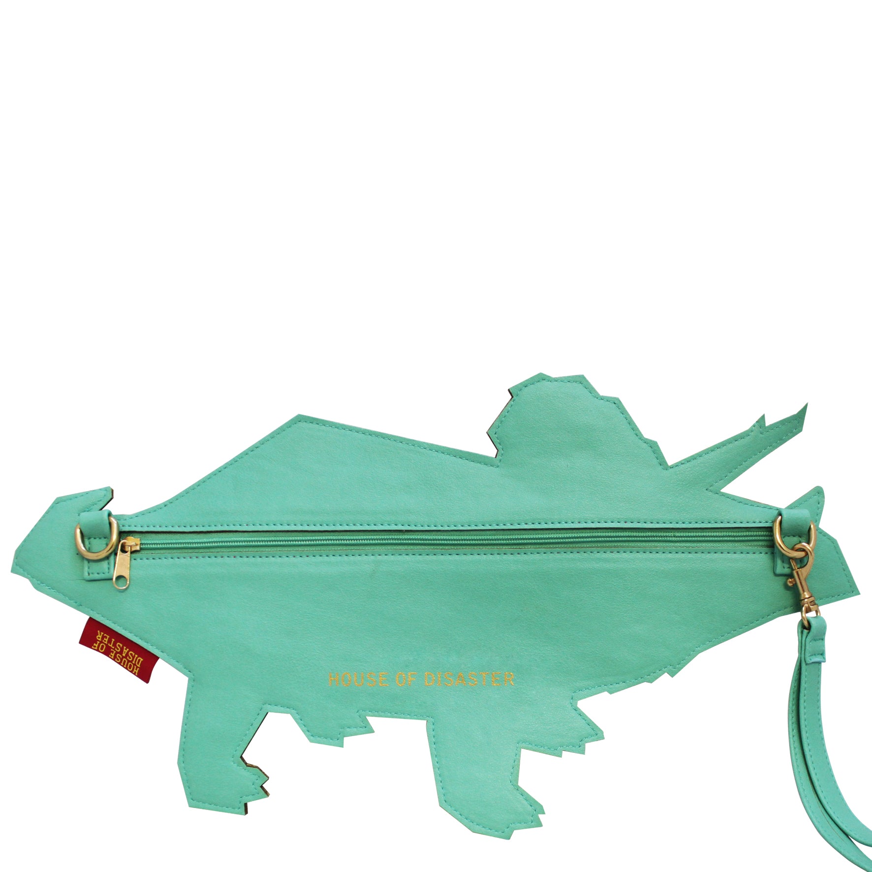Origami Triceratops Clutch/ Shoulder Bag
