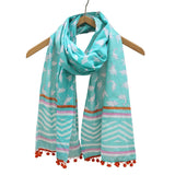 Origami Turquoise Scarf - House of Disaster