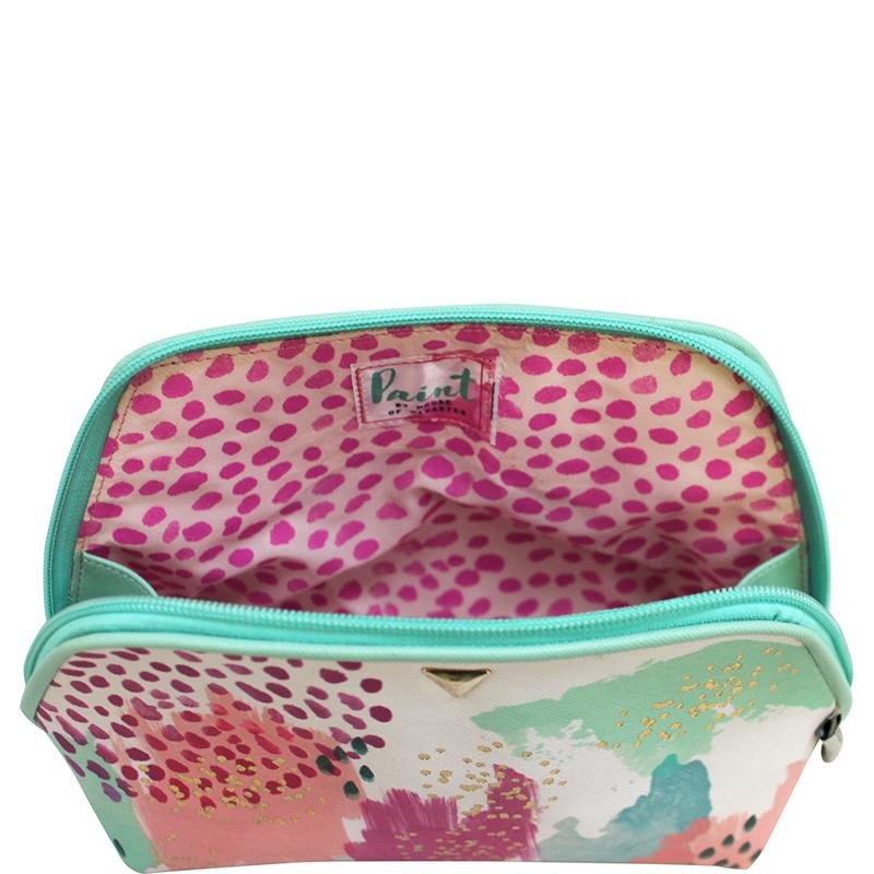 Paint Pattern Make Up Bag - House of Disaster