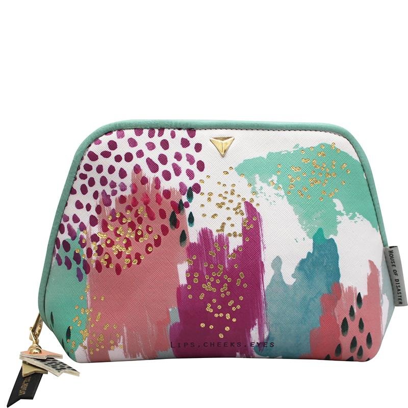 Paint Pattern Make Up Bag - House of Disaster