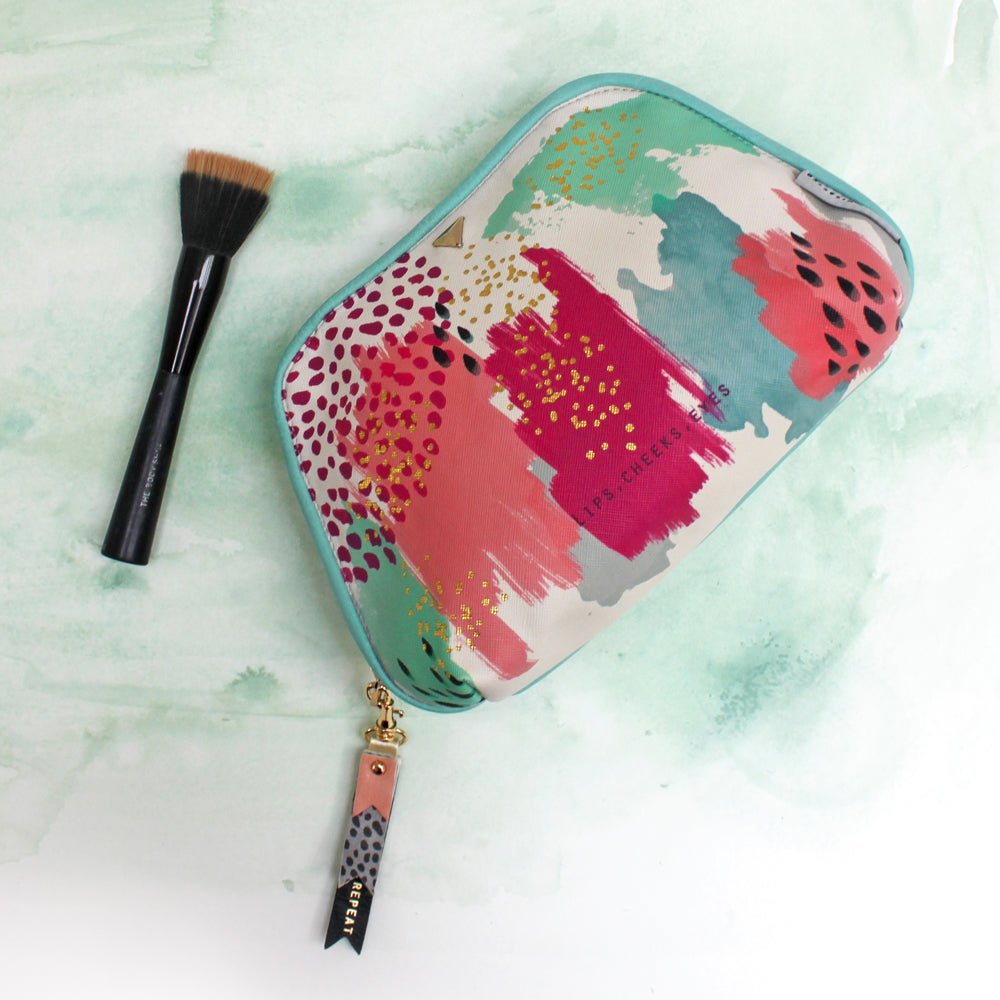 Paint Pattern Make Up Bag - House of Disaster
