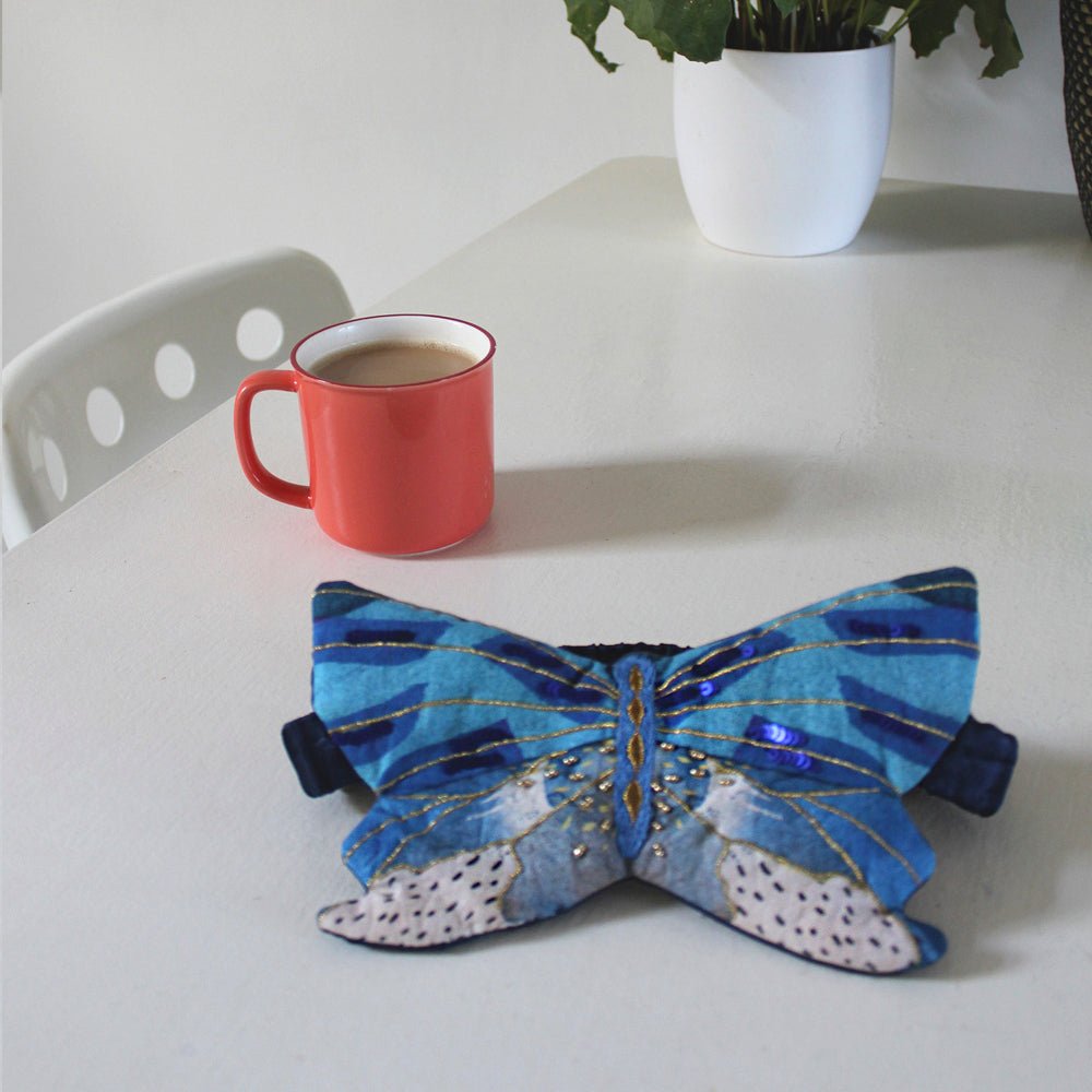 Papillon Blue Eyemask - House of Disaster