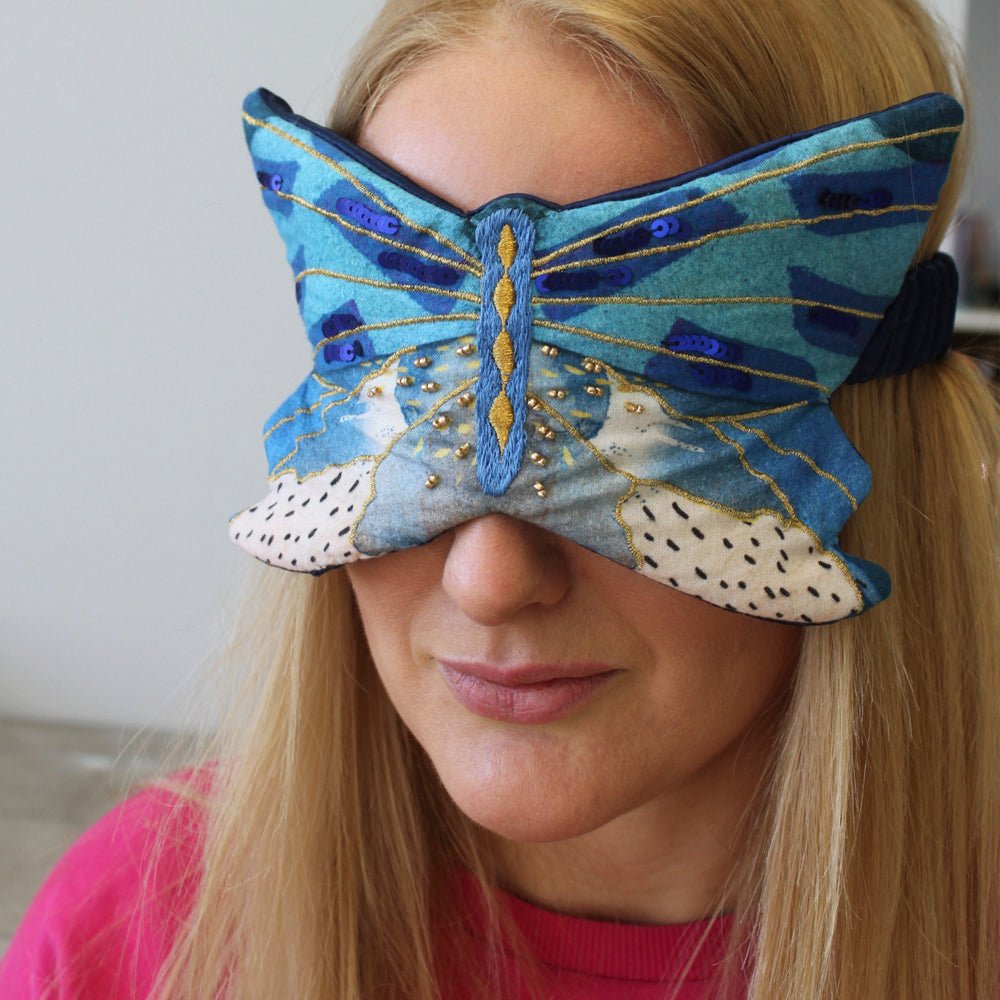 Papillon Blue Eyemask - House of Disaster