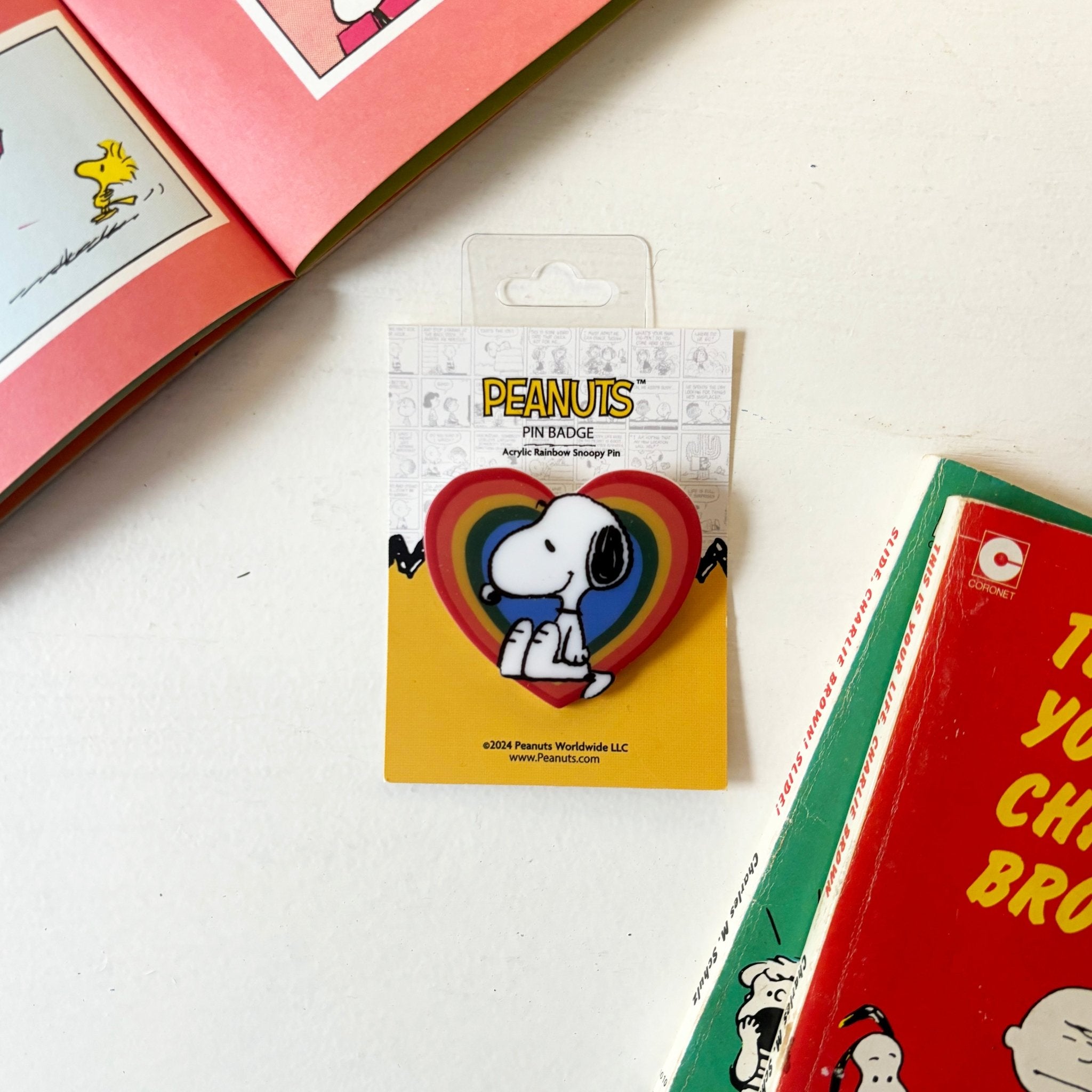 Peanuts Rainbow Pin Badge - House of Disaster