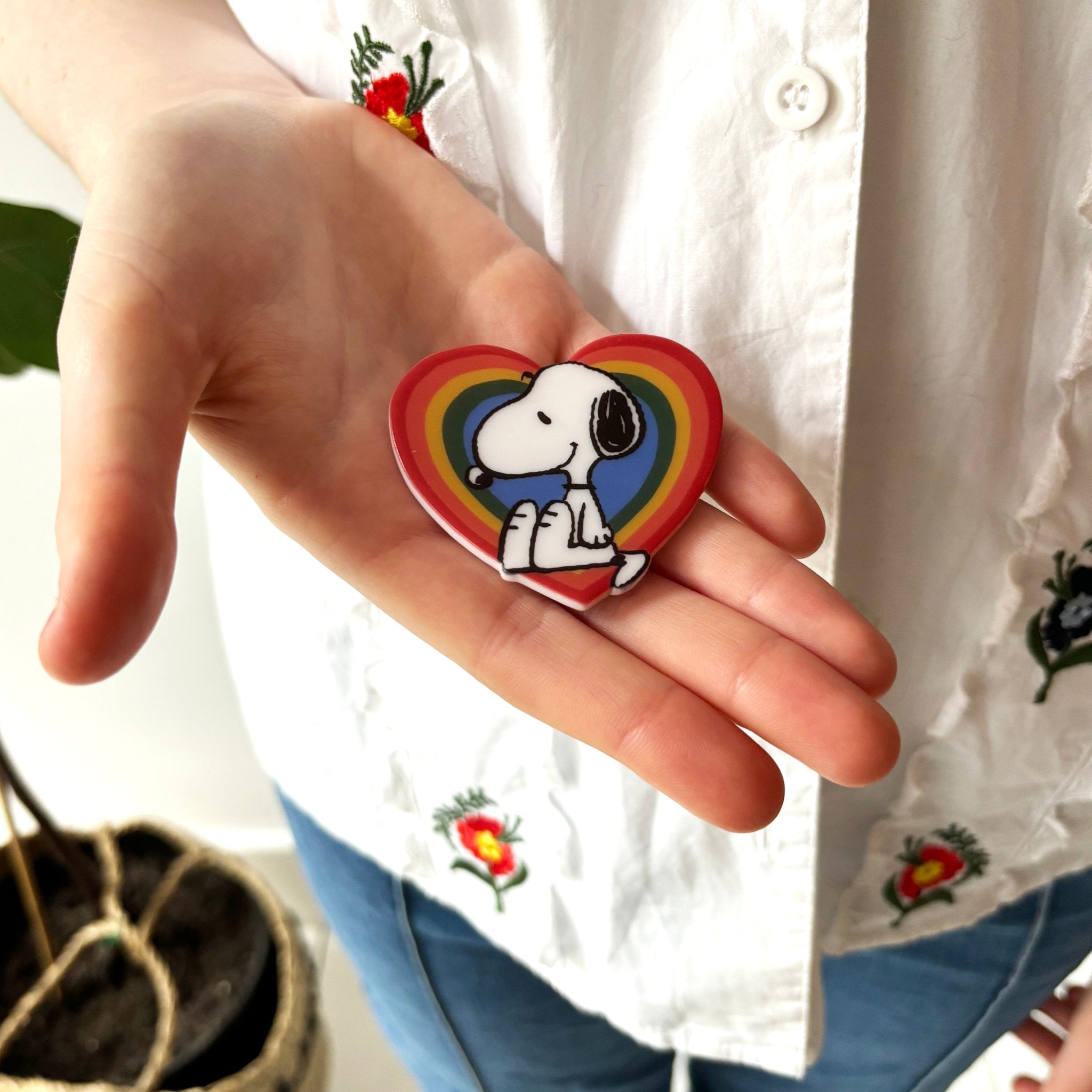 Peanuts Rainbow Pin Badge - House of Disaster