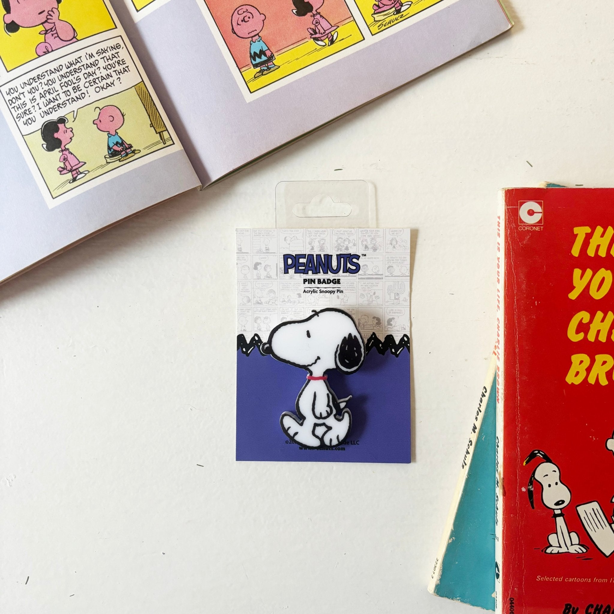 Peanuts Snoopy Pin Badge - House of Disaster