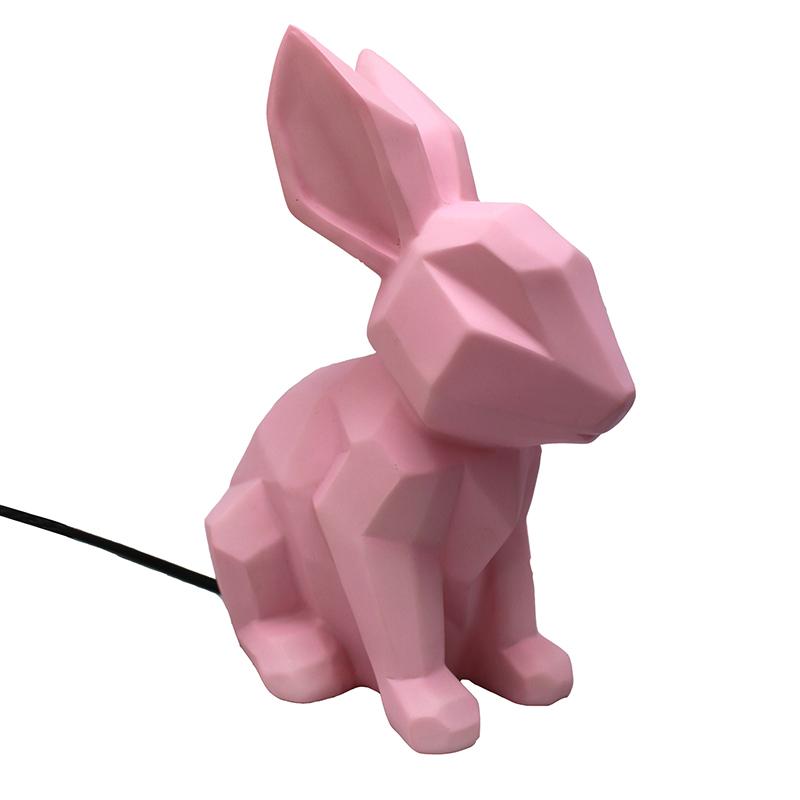 Pink Rabbit Lamp - House of Disaster