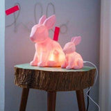 Pink Rabbit Lamp - House of Disaster