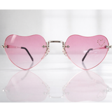 Pink Heart Shape Sunglasses