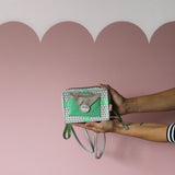 Pompom Tutti Triangle Mini Clutch - House of Disaster