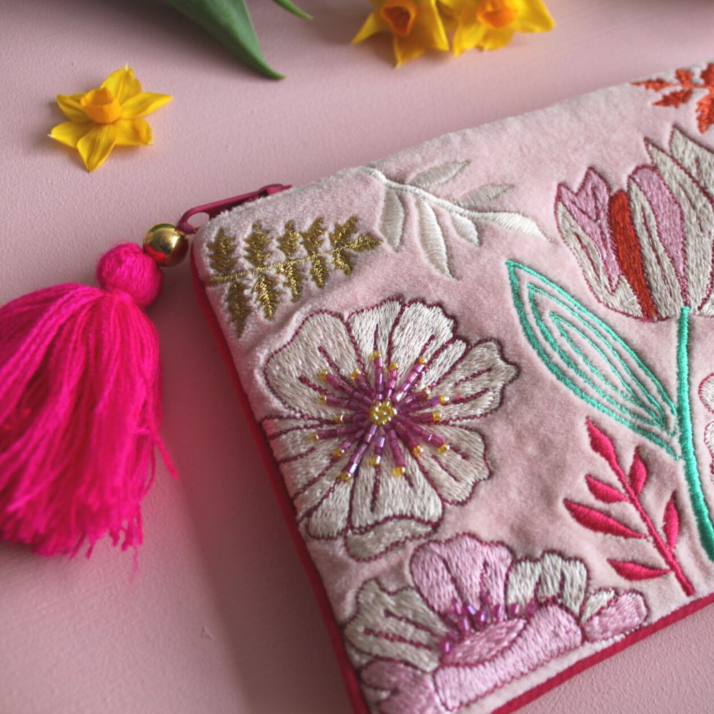 Posy Light Pink Purse - House of Disaster