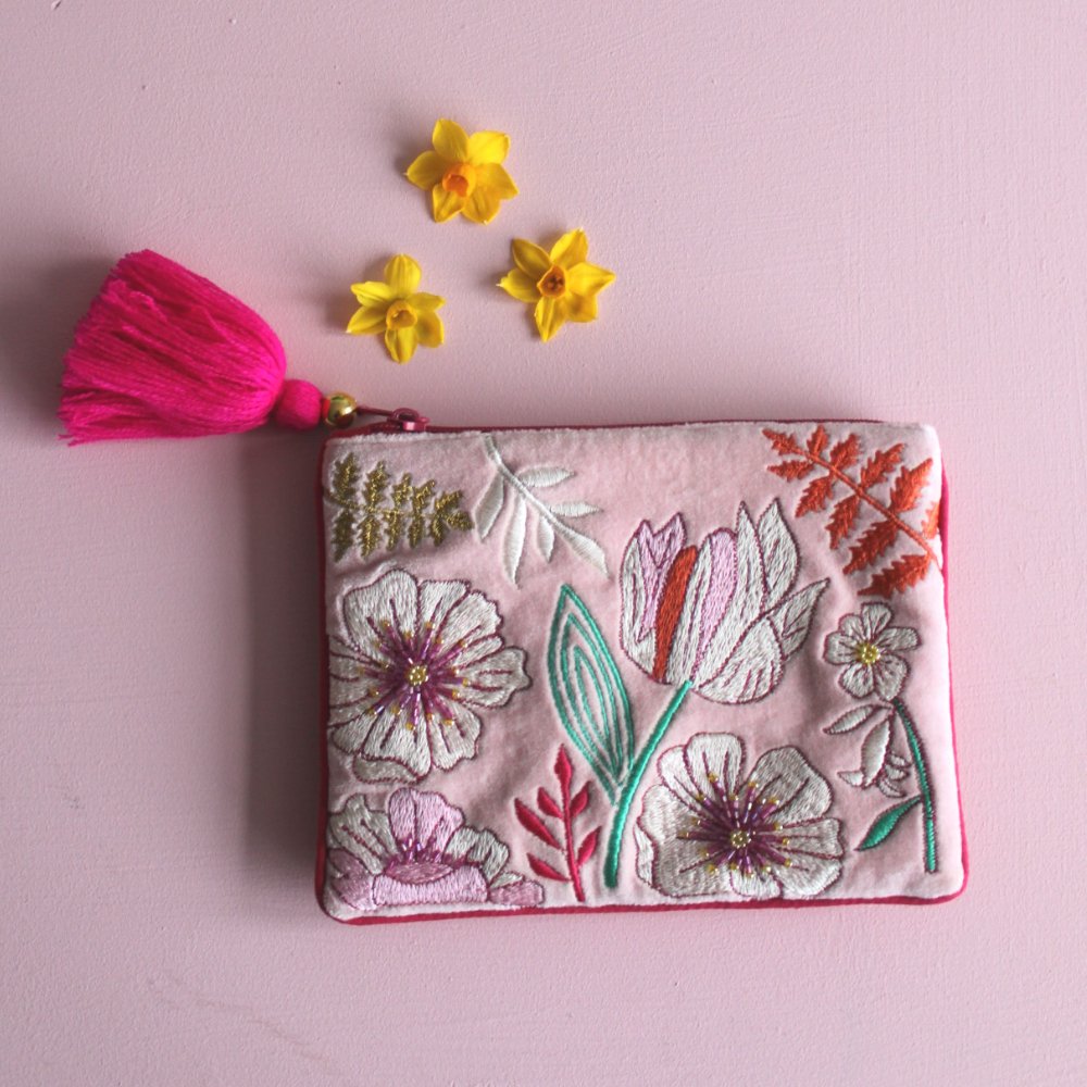 Posy Light Pink Purse - House of Disaster