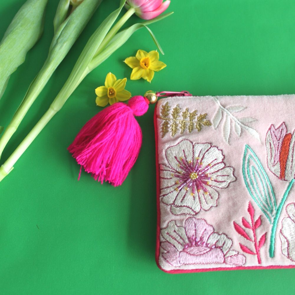 Posy Light Pink Purse - House of Disaster