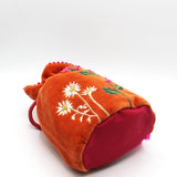 Posy Orange Drawstring Pouch Bag - House of Disaster