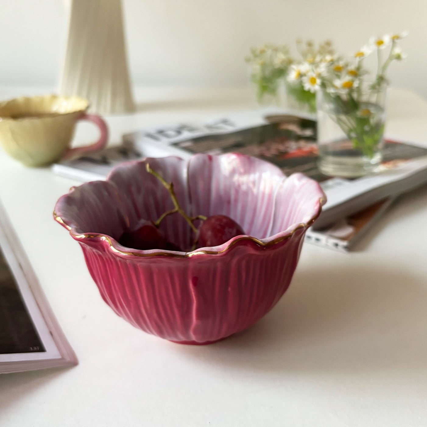 Posy Pink Bowl - House of Disaster