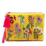 Posy Yellow Clutch Bag - House of Disaster