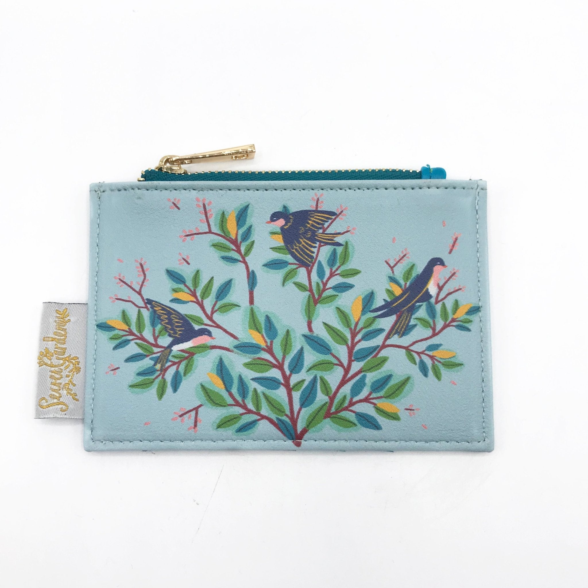 Secret Garden Bird Zip Purse - House of Disaster