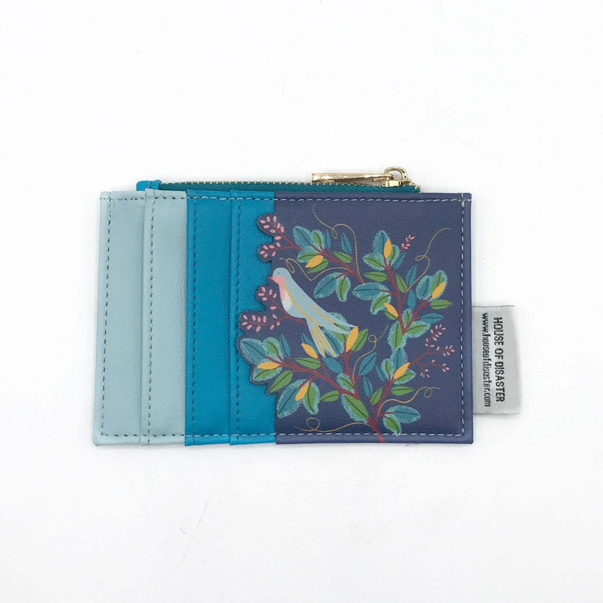 Secret Garden Bird Zip Purse - House of Disaster