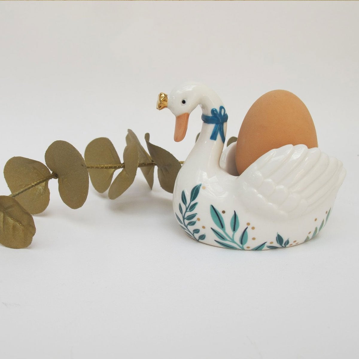 Secret Garden Swan Egg Cup - House of Disaster