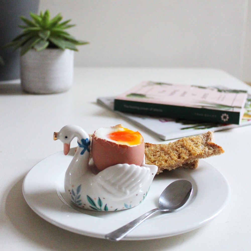 Secret Garden Swan Egg Cup - House of Disaster