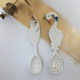 Secret Garden Swan Spoon - House of Disaster