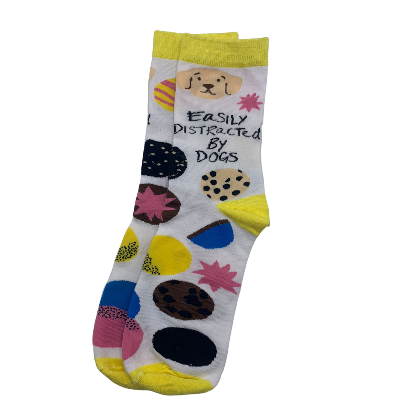 Small Talk 'Distracted By Dogs' Socks