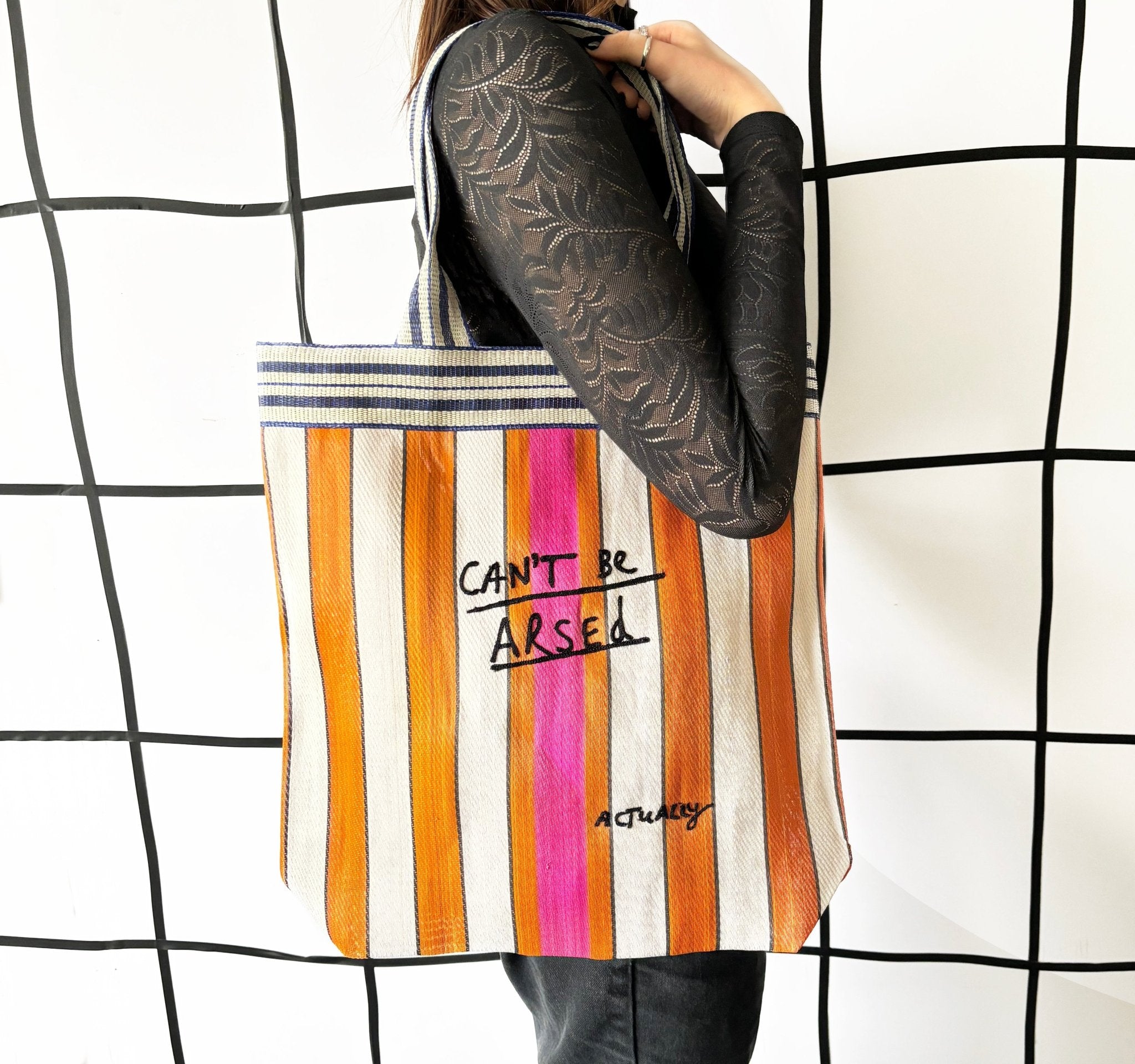 Small Talk Cant Be Arsed Recycled Shopper - House of Disaster