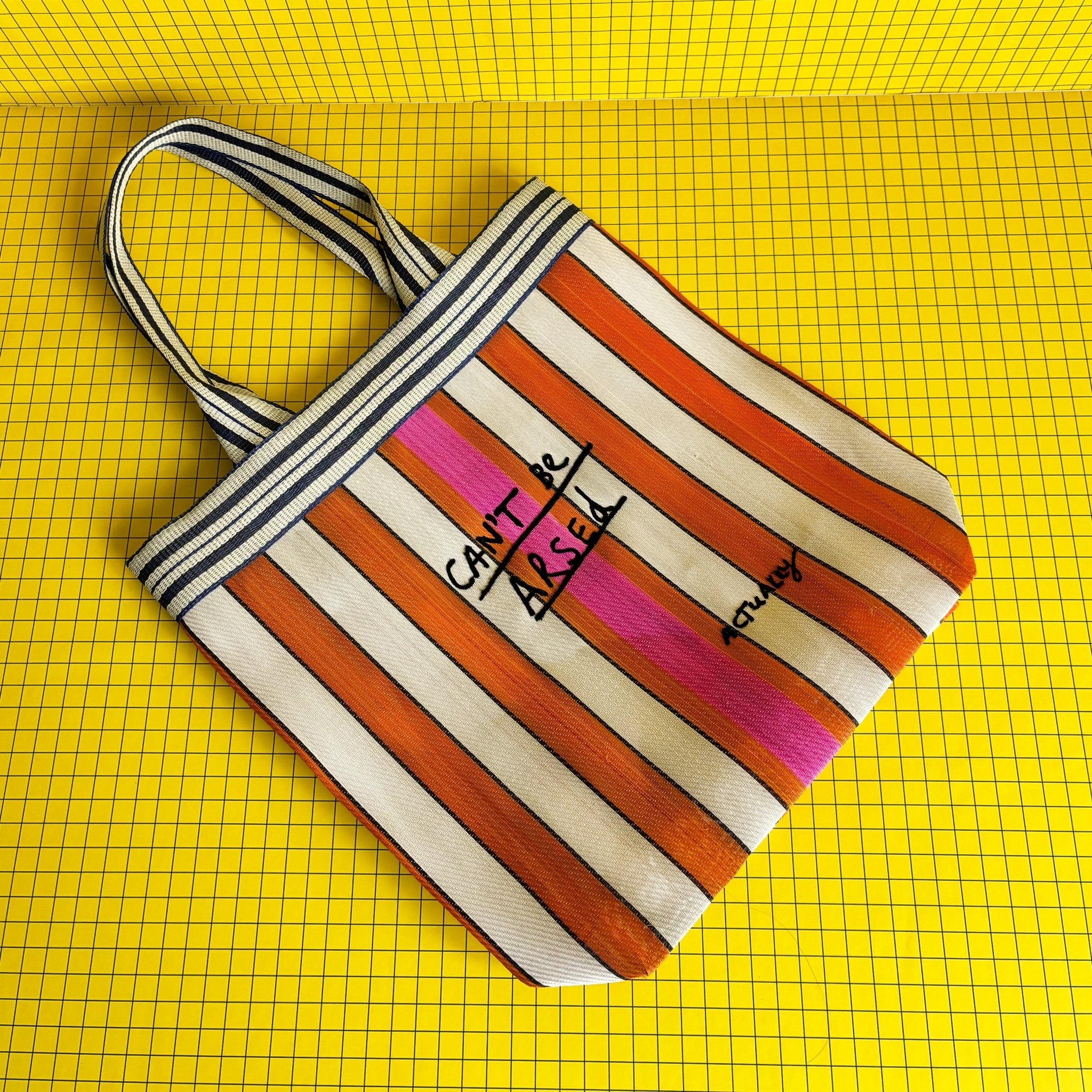 Small Talk Cant Be Arsed Recycled Shopper - House of Disaster
