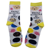 Small Talk 'Distracted By Dogs' Socks - House of Disaster