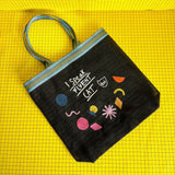 Small Talk 'Fluent Cat' Recycled Shopper - House of Disaster