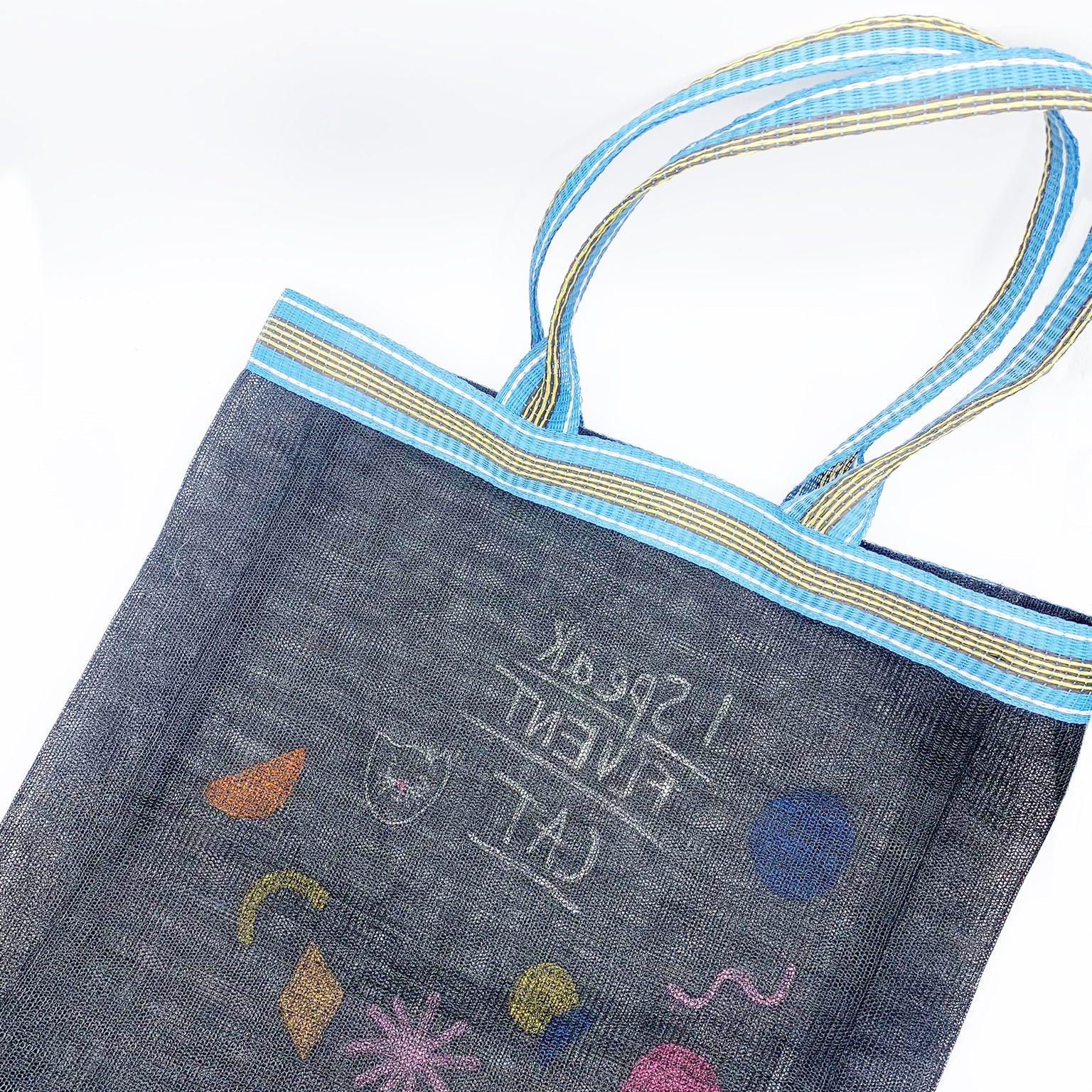 Small Talk 'Fluent Cat' Recycled Shopper - House of Disaster